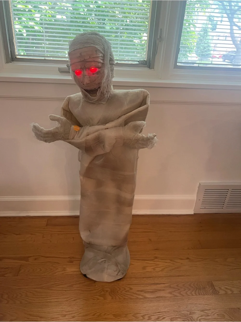 Gemmy Industries Spooky Village 3 Foot Animated Mummy decoration Halloween